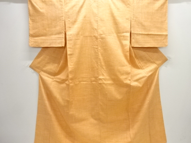 未使用品　手織り紬単衣着物